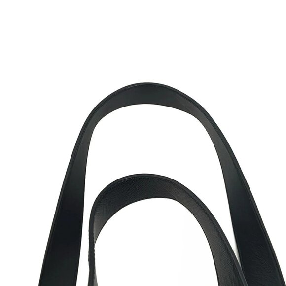 Auth PRADA - Black Nylon Leather Tote Bag - Picture 7 of 9